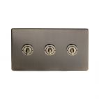 Soho Lighting Old Brass Gang Way Toggle Switch Elesi