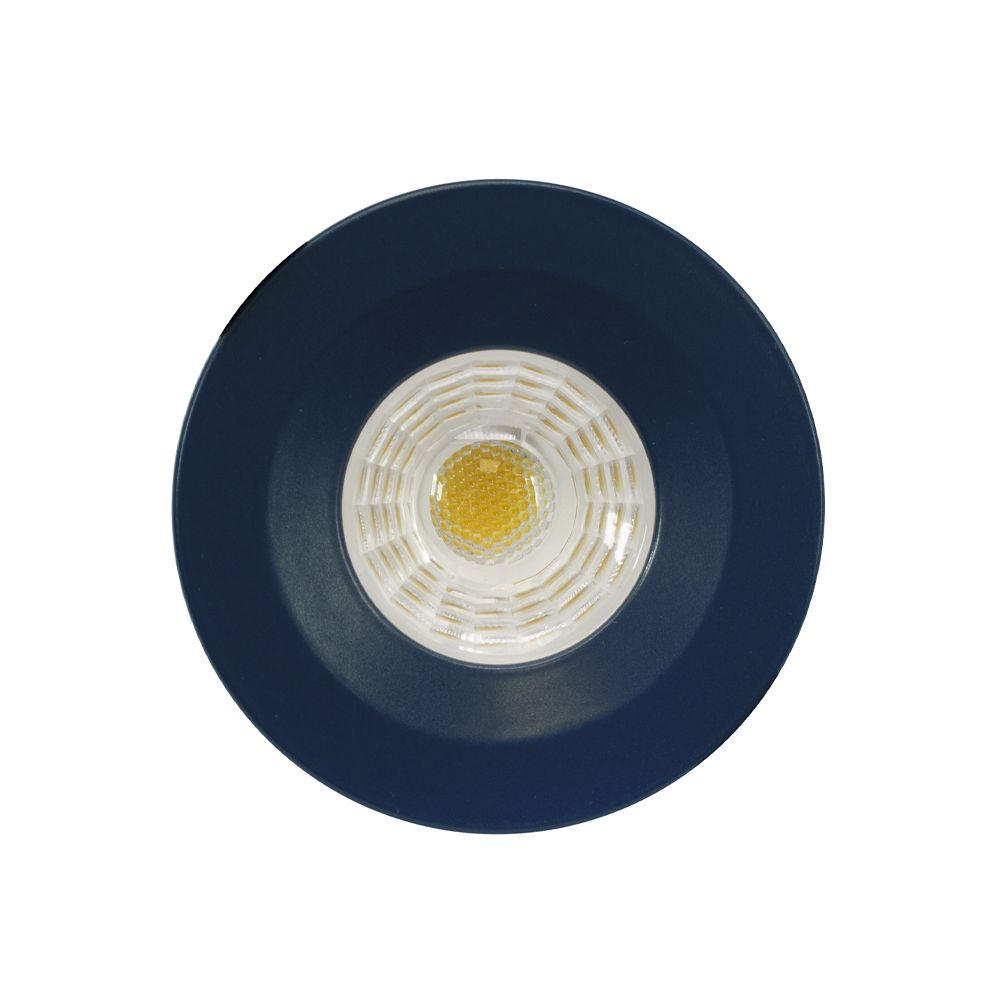 Navy Blue Led Downlights Fire Rated Fixed Ip Cct Switch High Cri