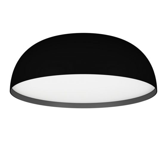 Eglo Tollos Z Matte Black Round Smart Led Ceiling Light Elesi