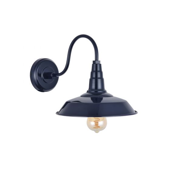 Argyll Industrial Wall Light Squid Ink Blue - Elesi