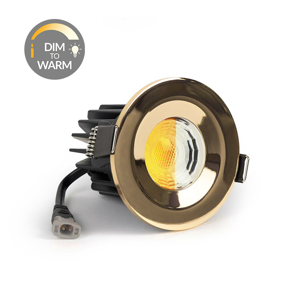 Brass on sale downlights led