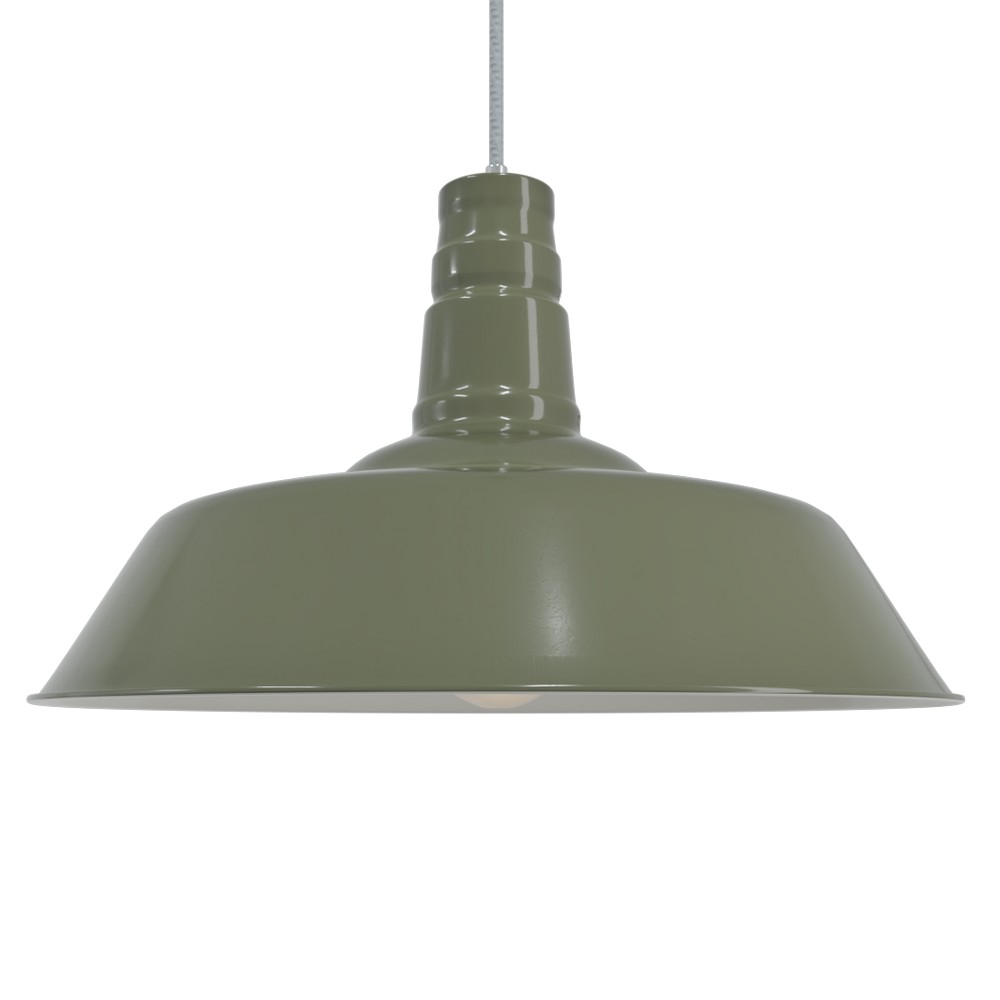 Argyll Industrial Pendant Light Squid Ink Blue - Elesi